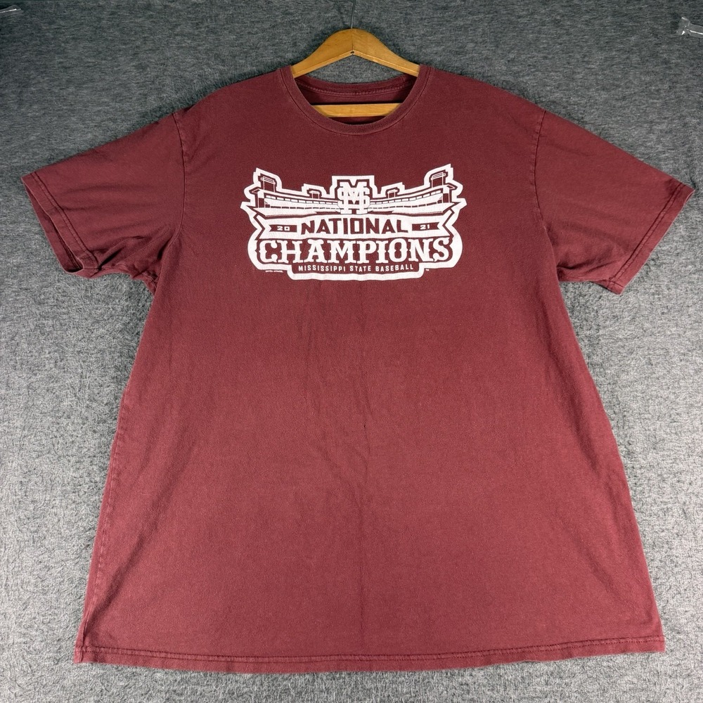 Mississippi State Bulldogs College World series champs tshirt 2021 Size XL?